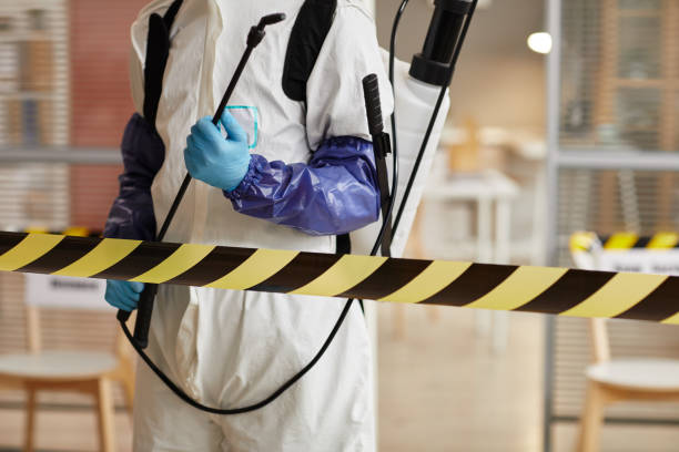 Professional Sewage Cleanup technician working in Malvern, PA